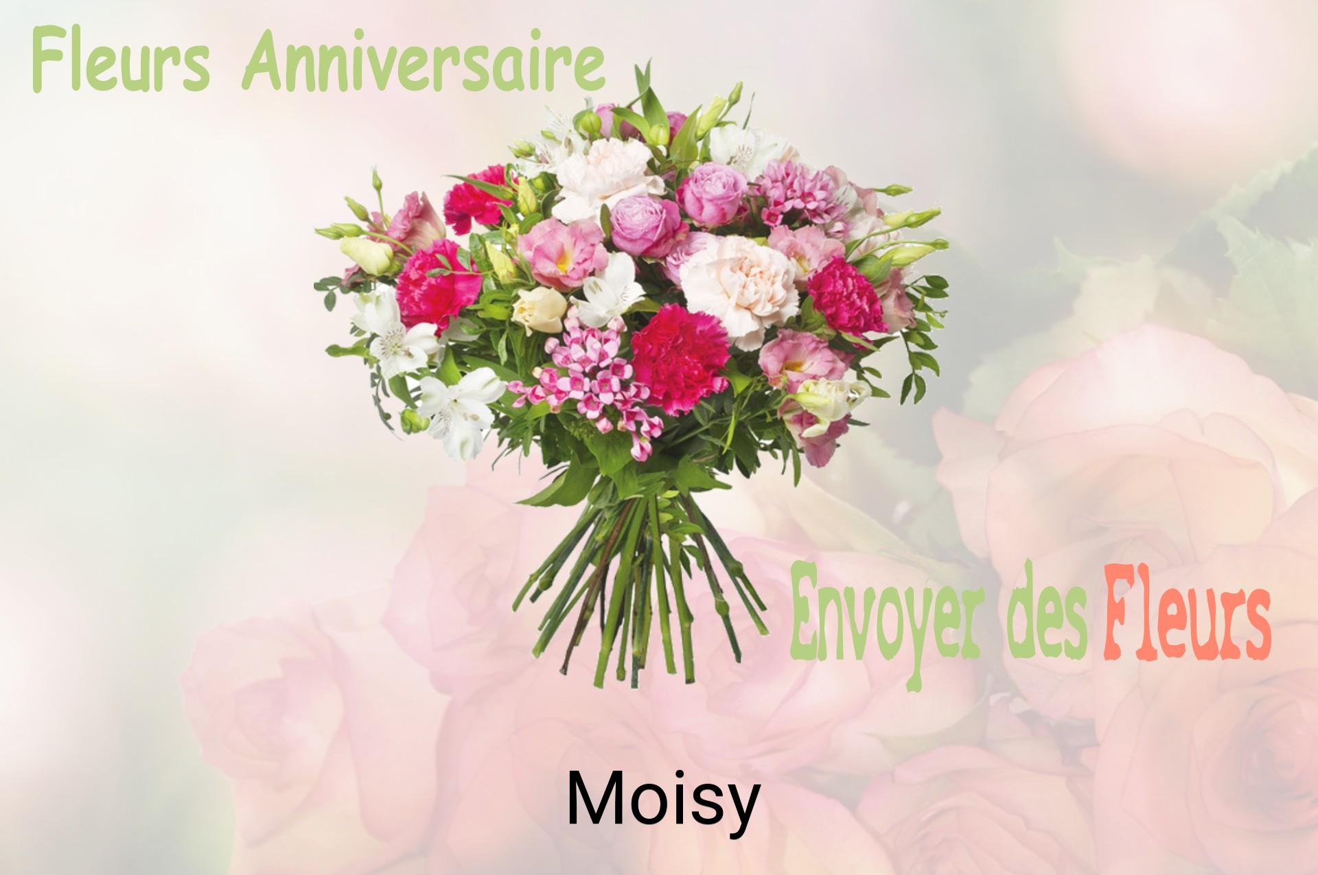 Bouquet de fleurs d’anniversaire livré à Moisy